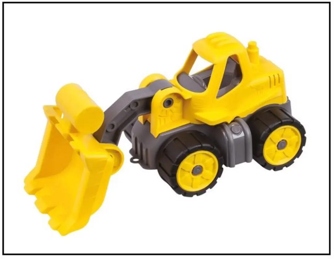 BIG Power Worker Mini Wheel Loader - Geel - afbeelding 4 van 6
