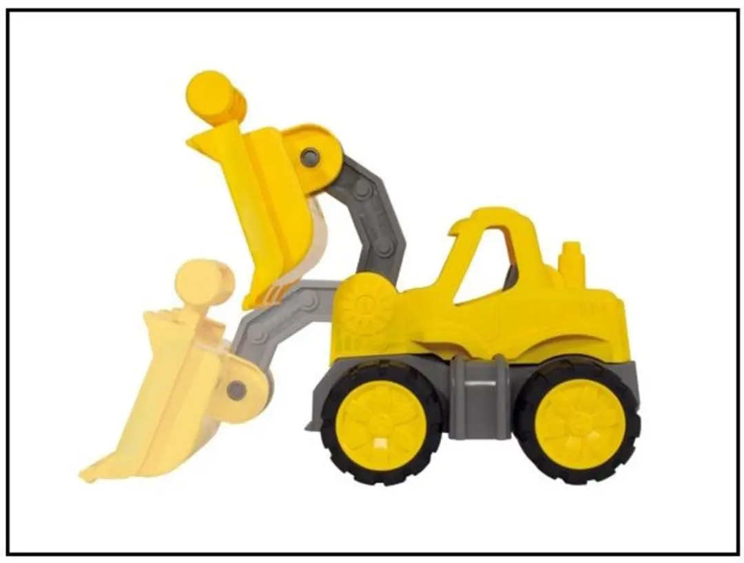 BIG Power Worker Mini Wheel Loader - Geel - afbeelding 2 van 6