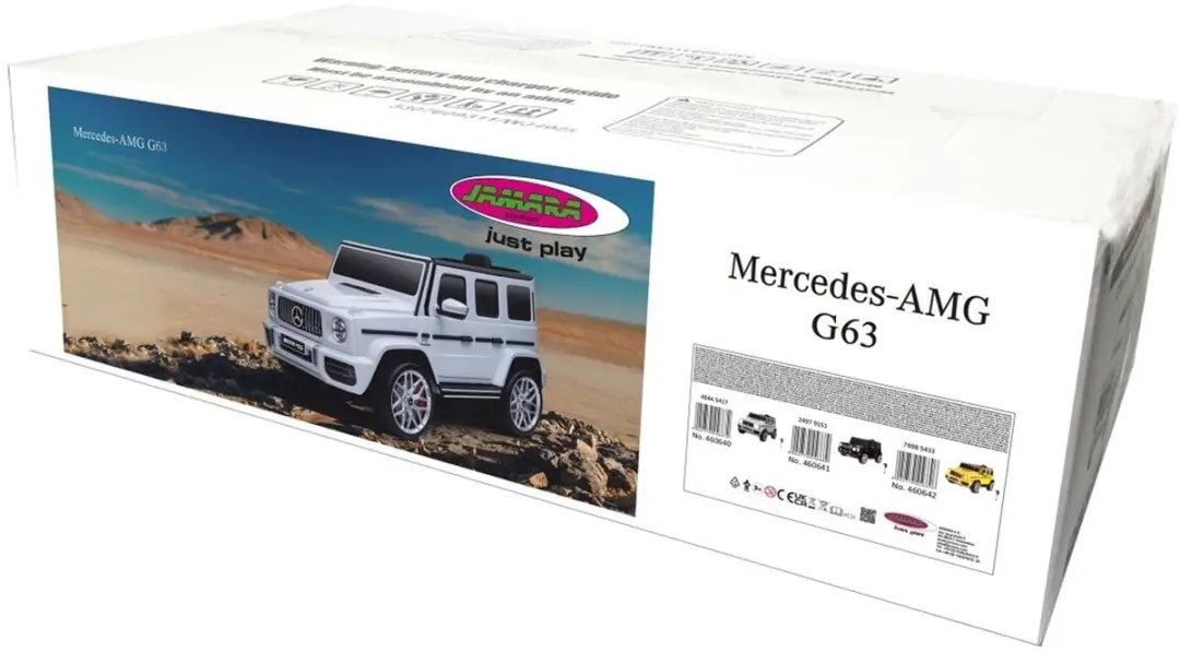 Jamara 460640 Elektrische Kinderauto Mercedes-AMG G 63 - 12V - Wit