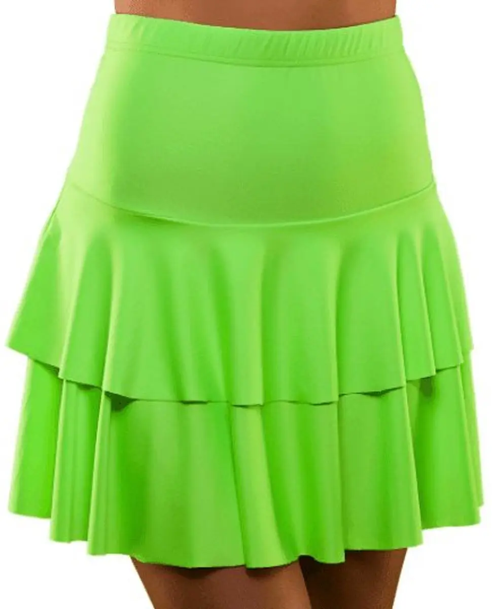 80's Neon groene disco rok