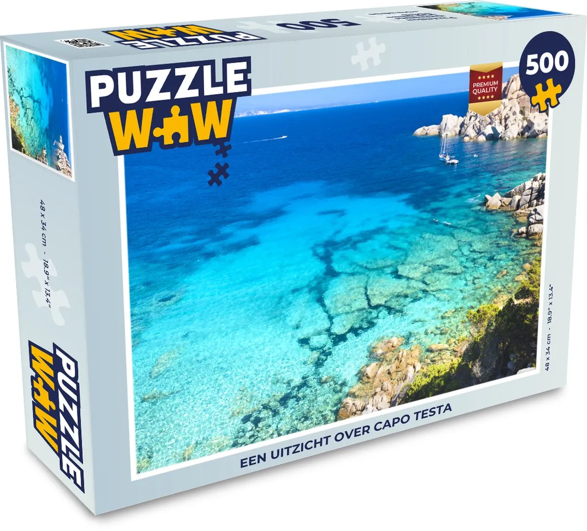 PuzzleWow Legpuzzel Capo Testa 500 Stuks