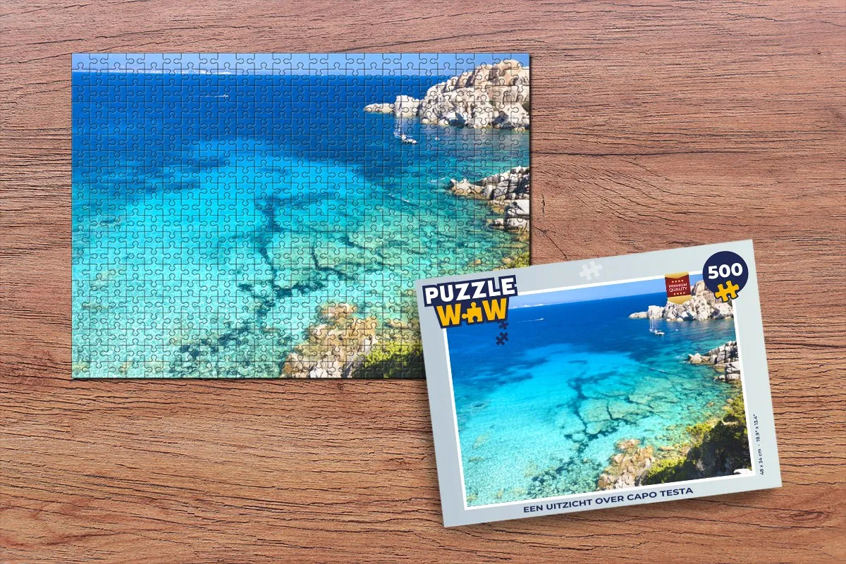 PuzzleWow Legpuzzel Capo Testa 500 Stuks - Multicolor