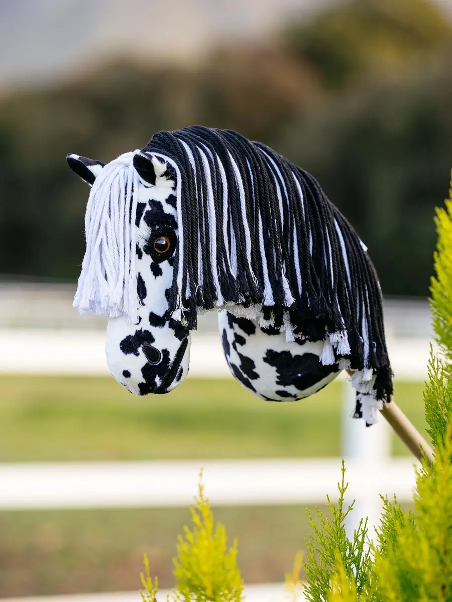 Lemieux Dakota Hobby Horse - Zwart-wit - afbeelding 3 van 6