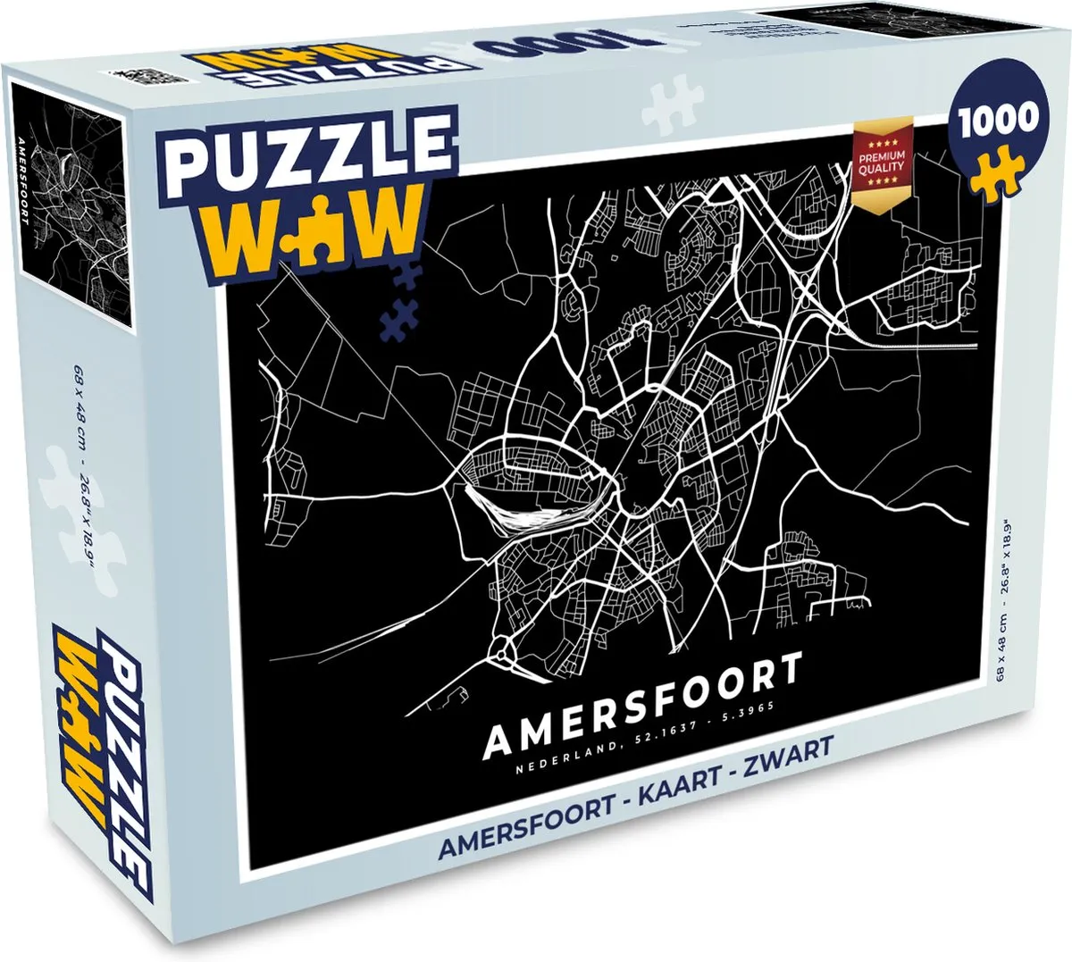 PuzzleWow Amersfoort Legpuzzel 1000 Stuks