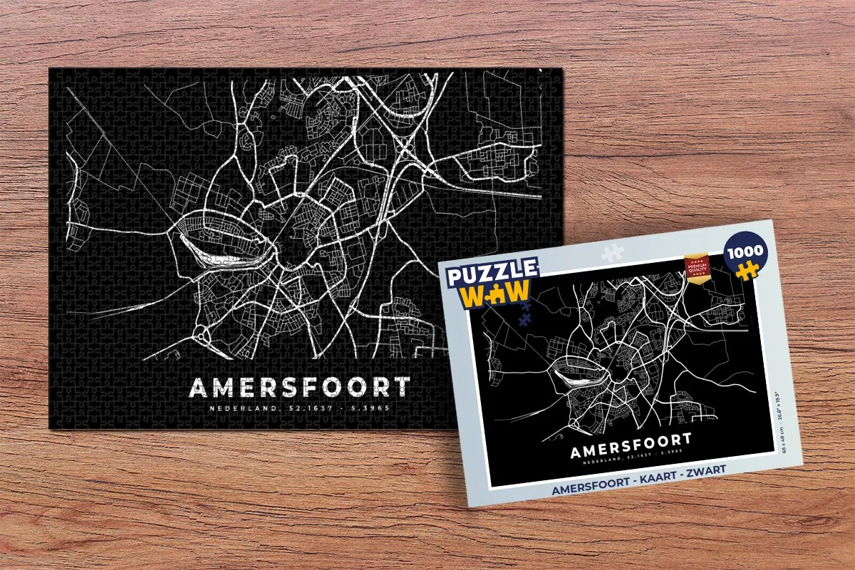 PuzzleWow Amersfoort Legpuzzel 1000 Stuks - Multicolor