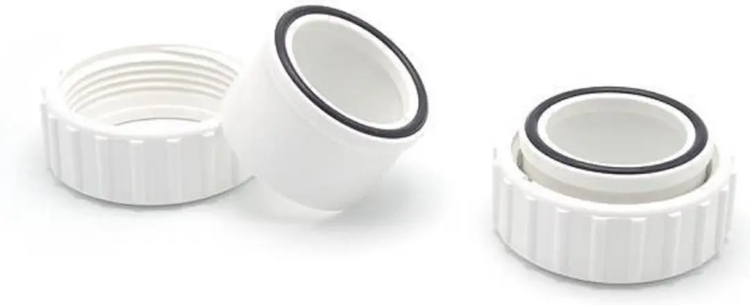 Set Verb.Stuk+O-Ring+Moer Ø50mm Tbv Poolmax Zwembadpomp