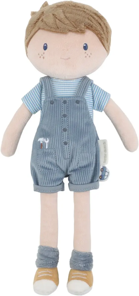Little Dutch Knuffelpop Jim 35cm - Blauw