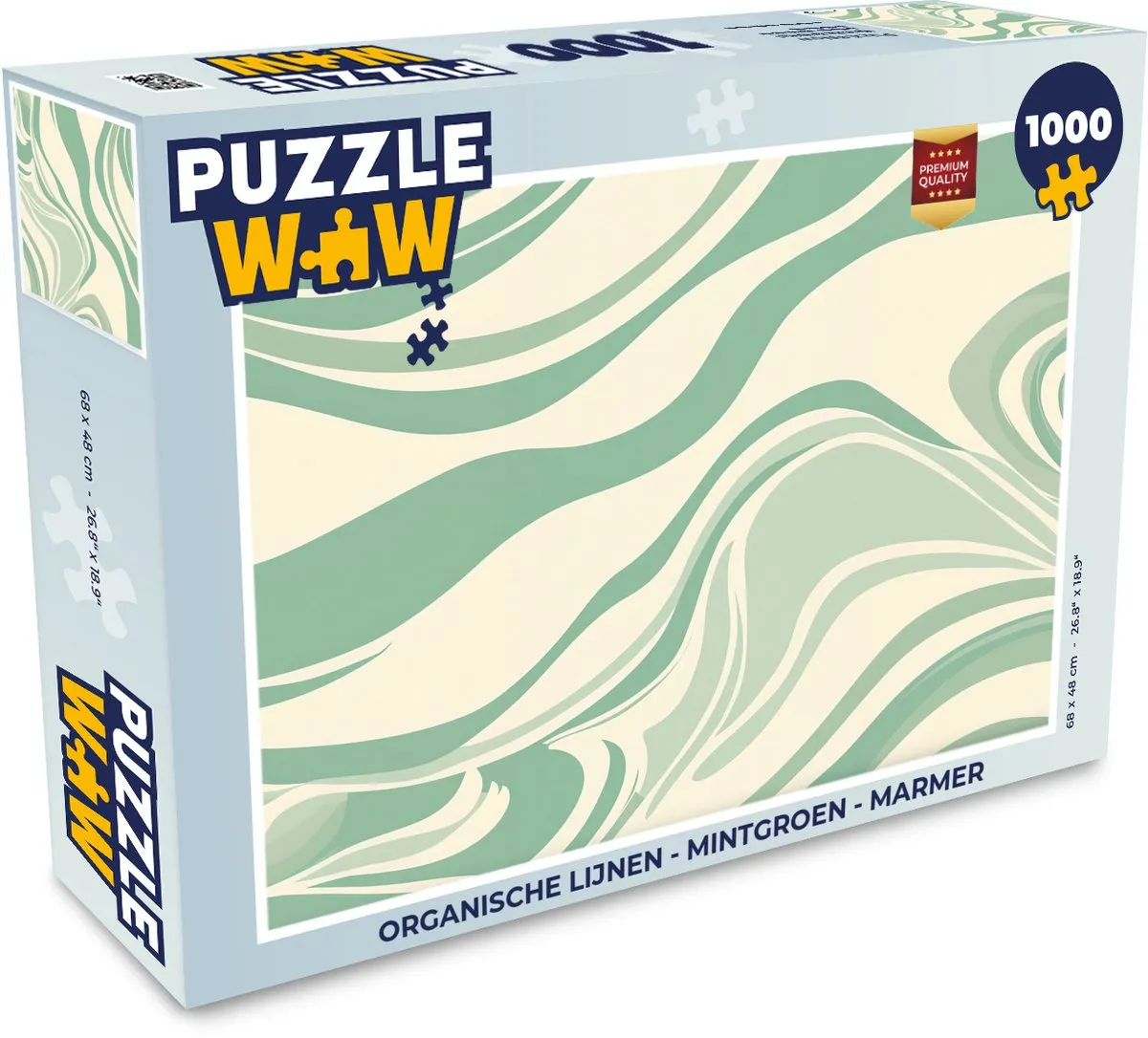 PuzzleWow Organische Lijnen Puzzel 1000 Stuks