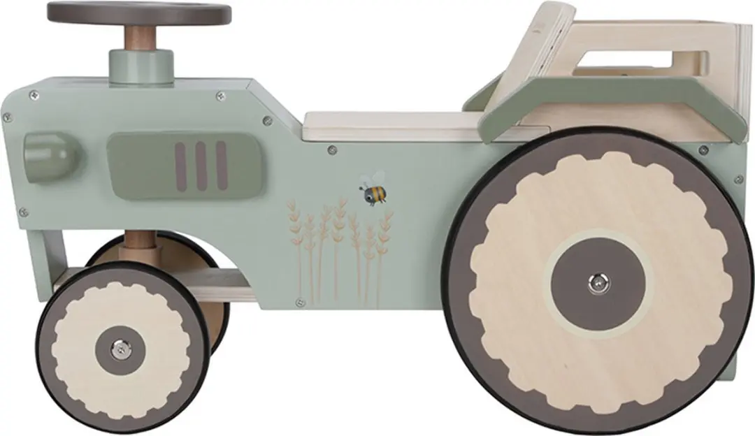 Little Dutch Little Farm Houten Looptractor - Multicolor - afbeelding 5 van 6