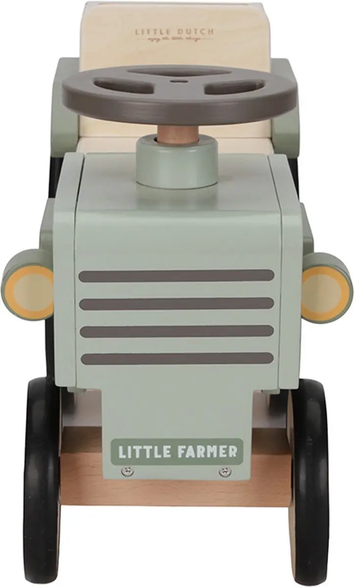 Little Dutch Little Farm Houten Looptractor - Multicolor - afbeelding 6 van 6