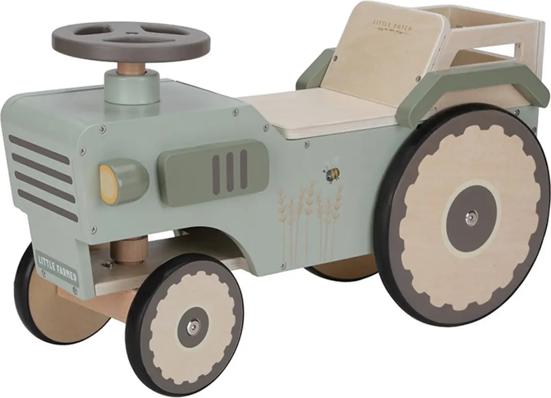 Little Dutch Little Farm Houten Looptractor