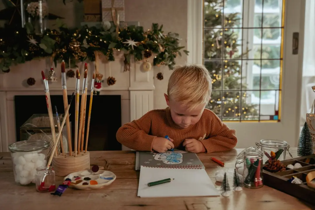 Little Dutch Kerst Aftelkalender Kleurboek - 24 Pagina's