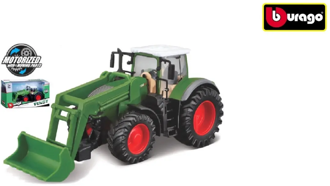 Bburago Fendt 1050 Modelauto 1:16 - Groen/Rood