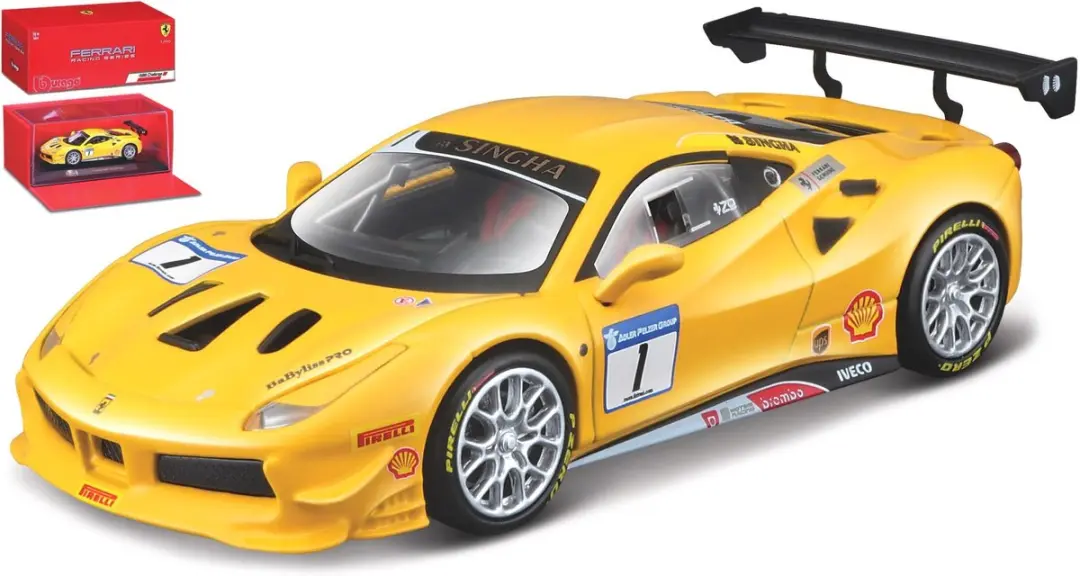 Ferrari 488 Challenge #1 Geel