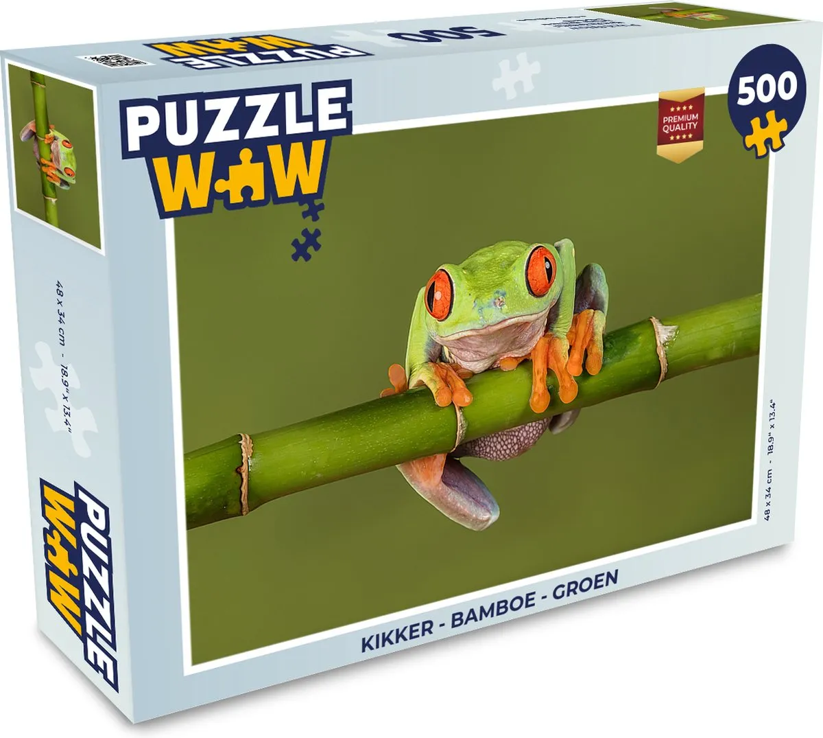 PuzzleWow Kikker Legpuzzel 500 Stuks