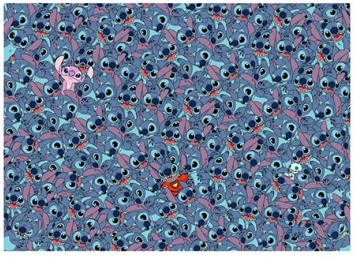 Ravensburger Disney Stitch Challenge Legpuzzel 1000 Stuks - Multicolor