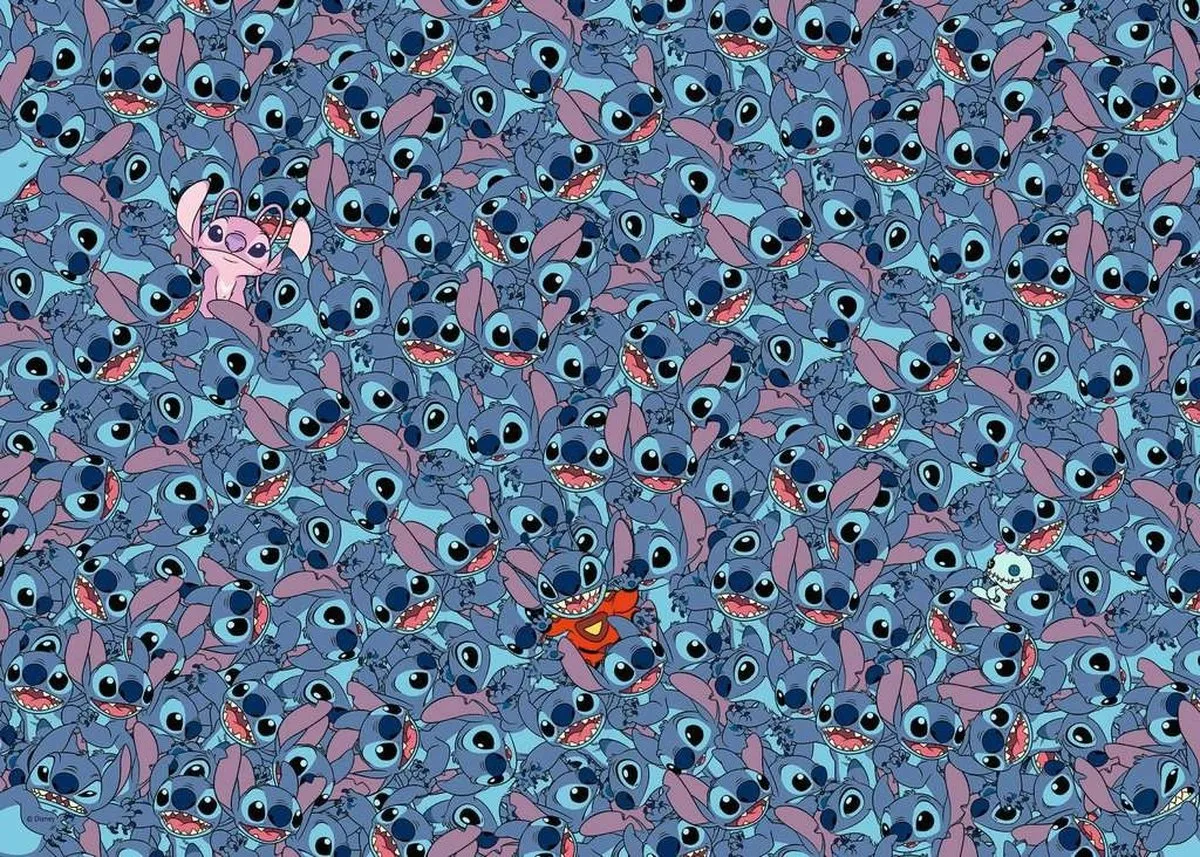 Ravensburger Disney Stitch Challenge Legpuzzel 1000 Stuks - Multicolor