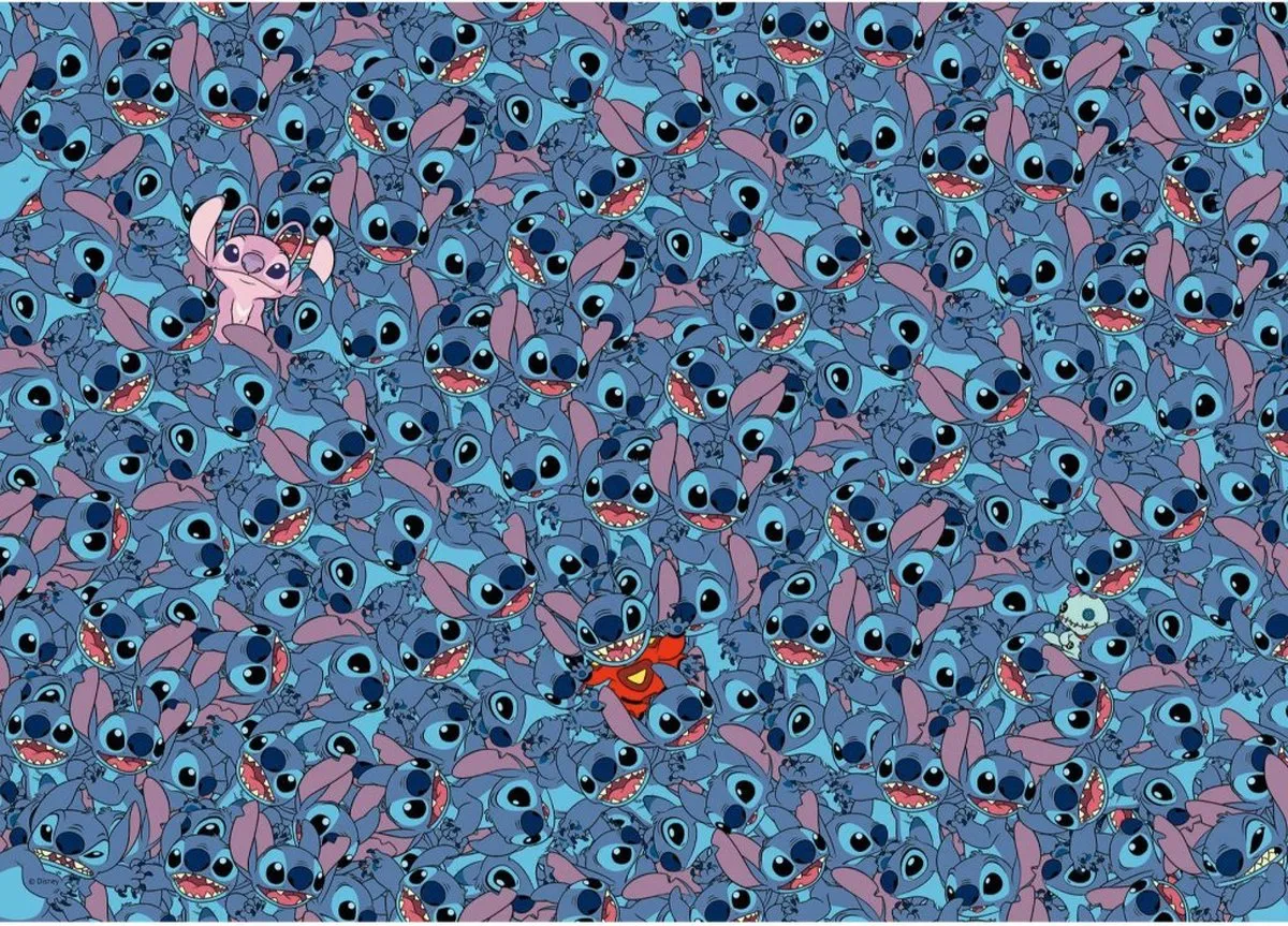 Ravensburger Disney Stitch Challenge Legpuzzel 1000 Stuks - Multicolor