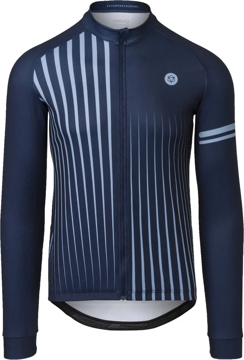 AGU Faded Stripe Fietsshirt Lange Mouwen Essential Heren