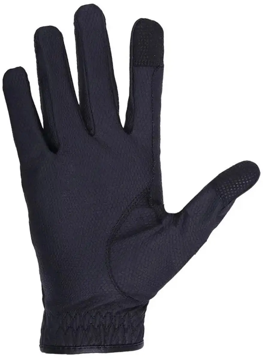 QHP Glitz Rijhandschoenen - XS - Zwart - afbeelding 6 van 6