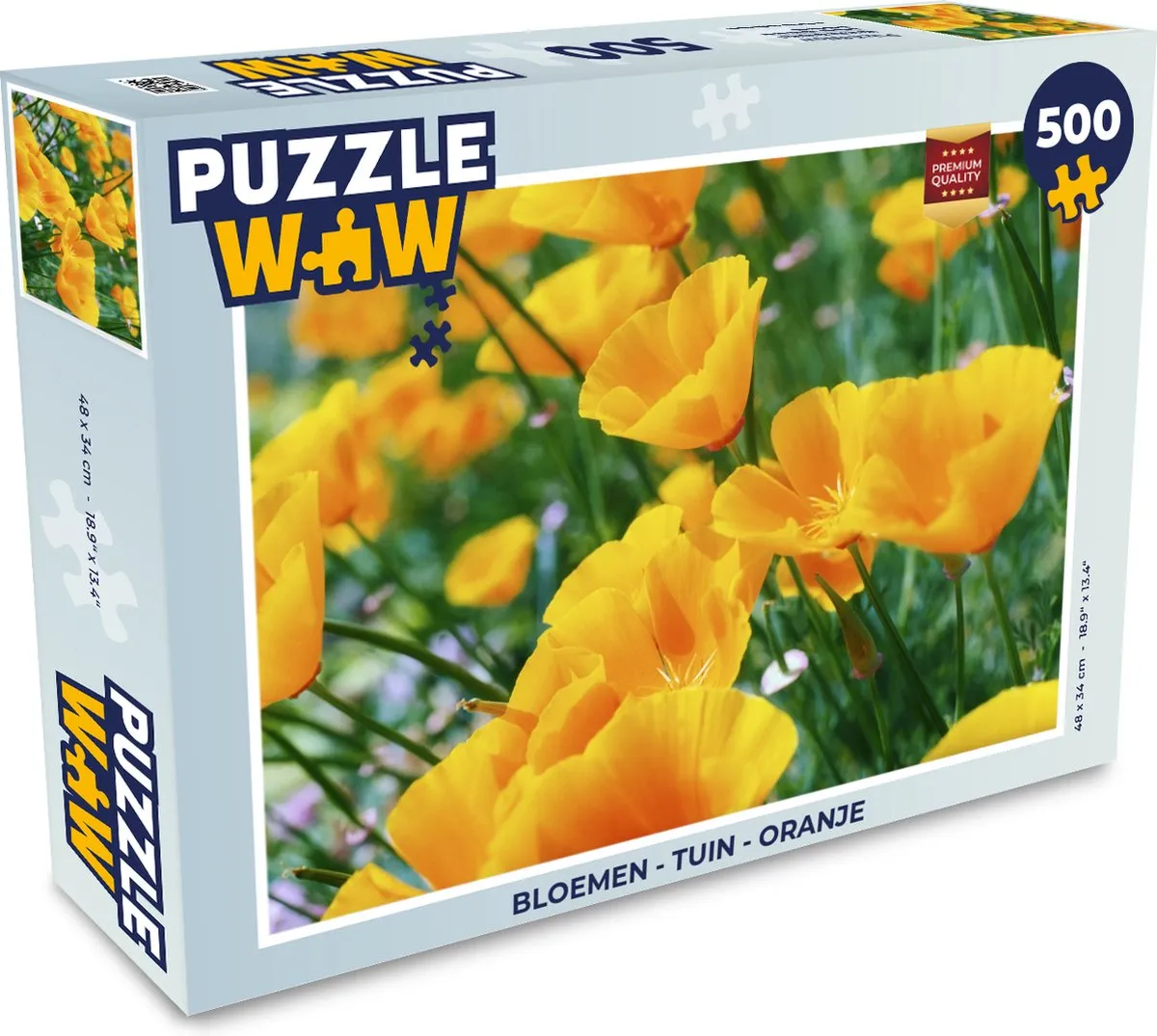 PuzzleWow Bloemen Legpuzzel 500 Stuks