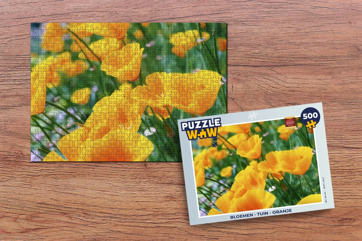 PuzzleWow Bloemen Legpuzzel 500 Stuks - Multicolor