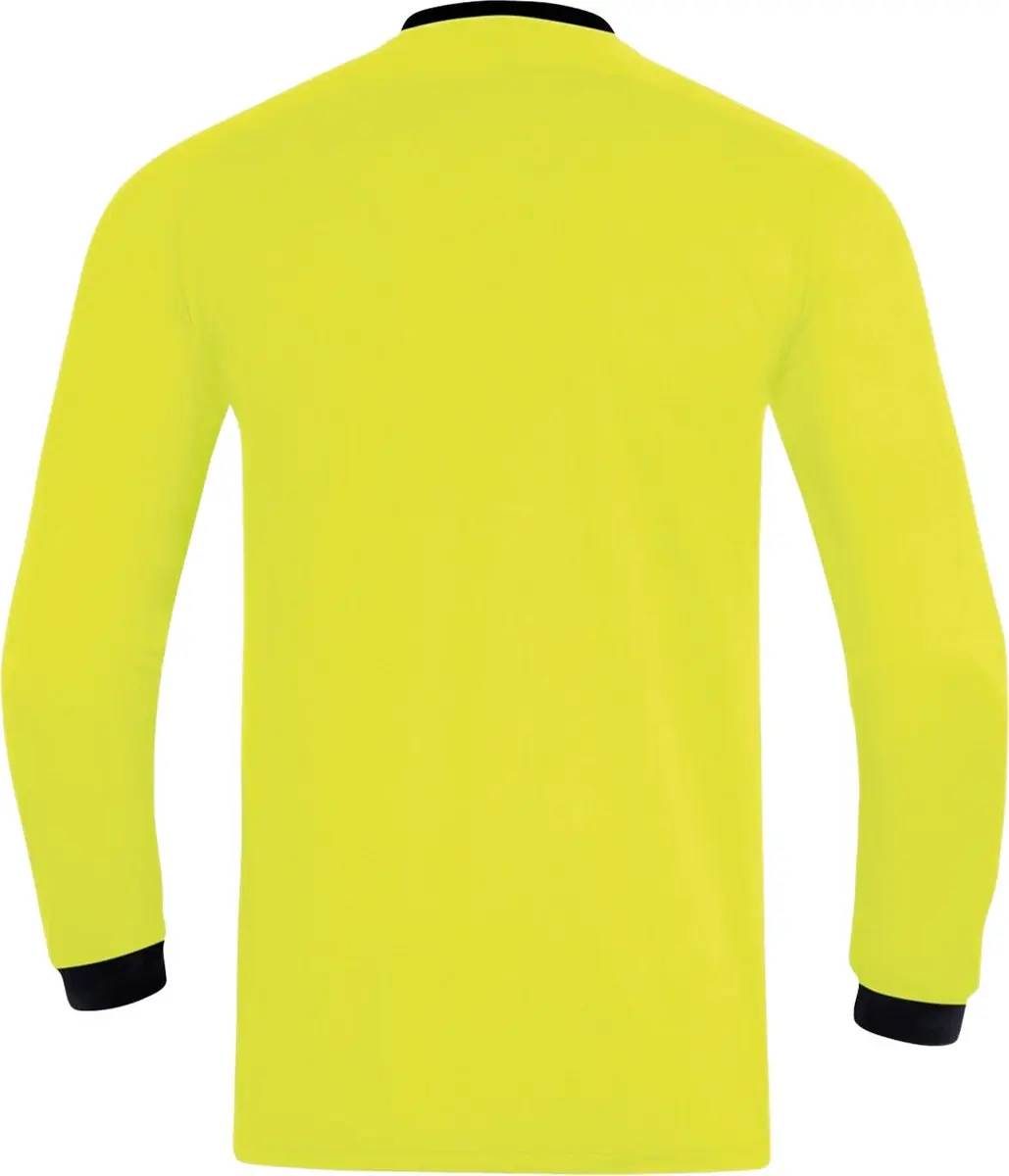 JAKO LS Sportshirt - Geel/Zwart - Maat XL