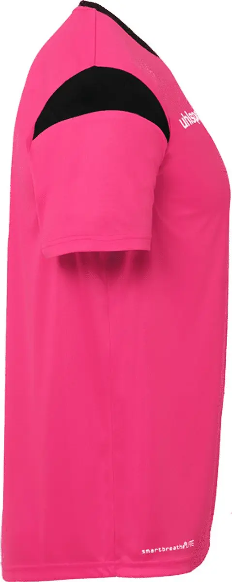 Uhlsport Squad 27 Shirt Korte Mouw Kinderen 152 - Roze/Zwart