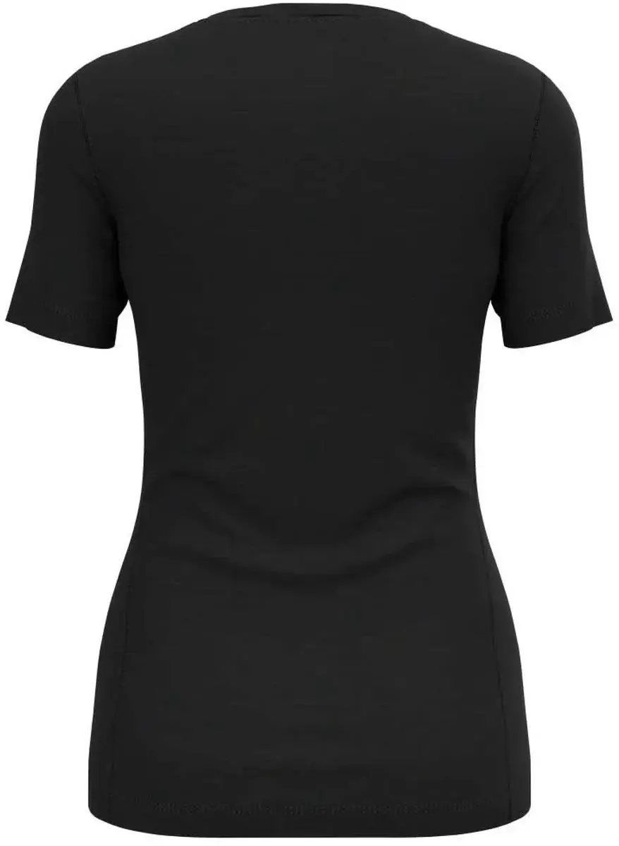 ODLO Natural Merino 200 Crew Neck Shirt Dames - Maat L - Zwart