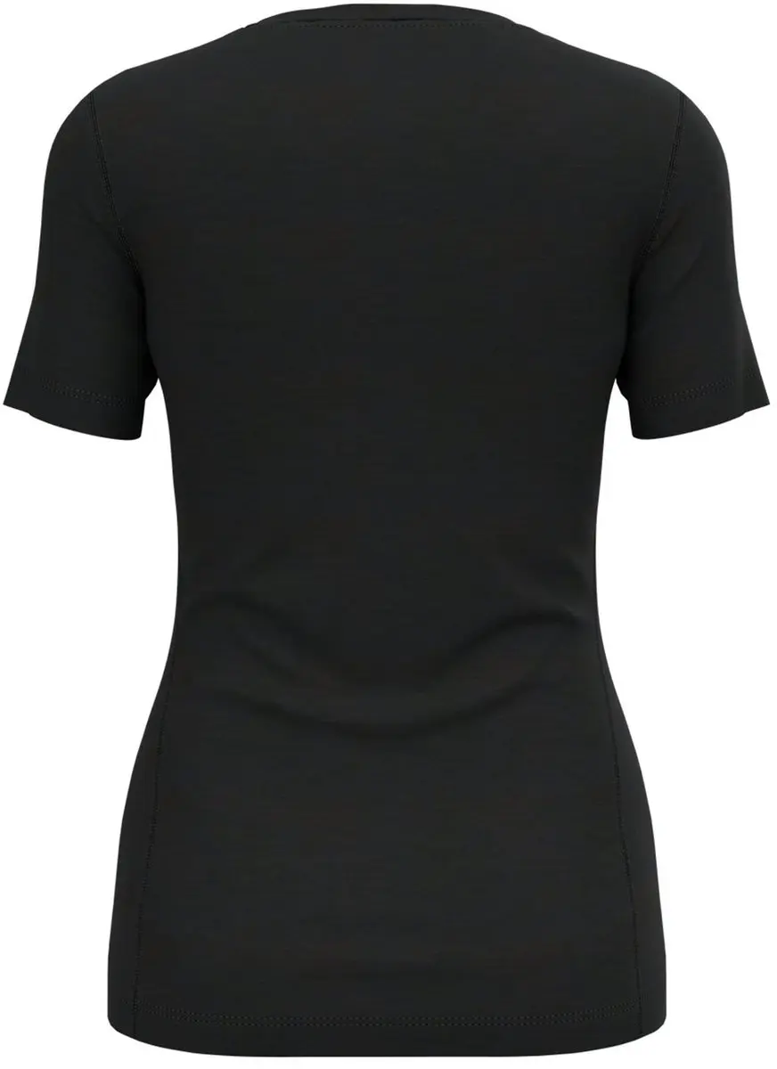ODLO Natural Merino 200 Crew Neck Shirt Dames - Maat L - Zwart - afbeelding 6 van 6