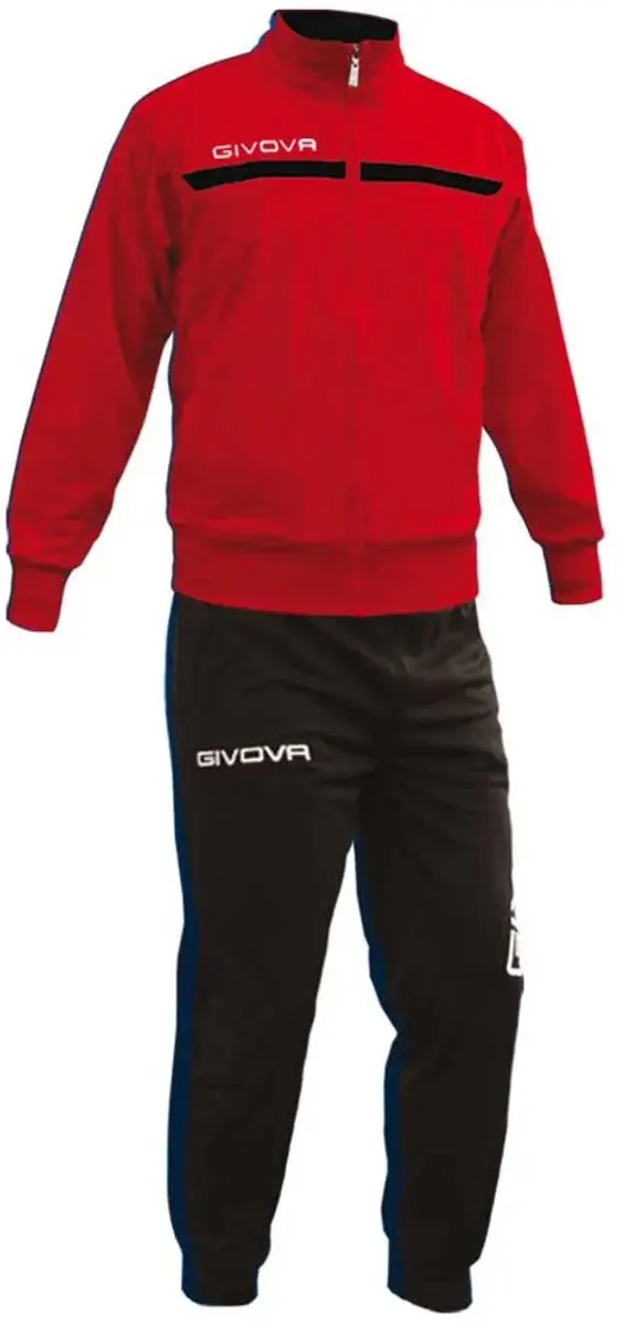 Givova One Trainingspak - M - Rood/Zwart