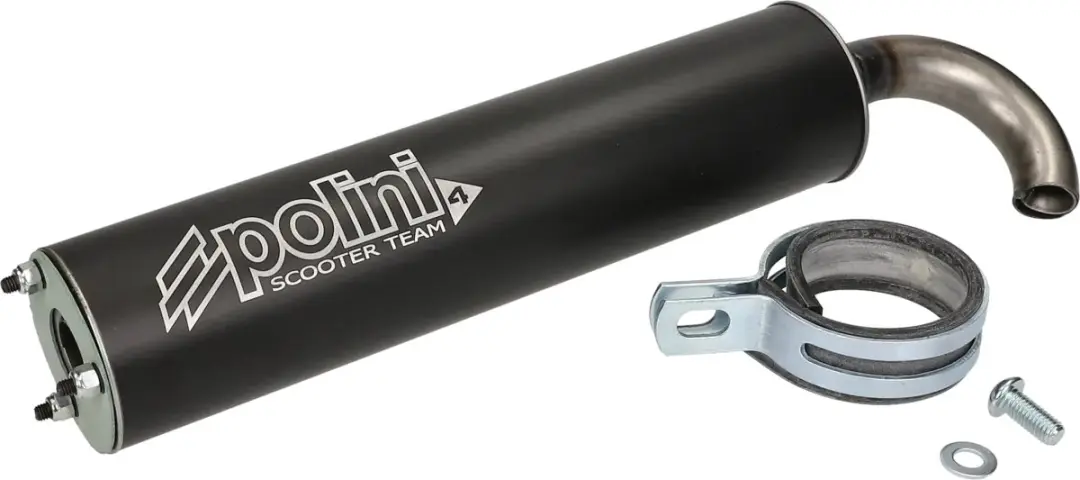 Uitlaatdemper Polini Scooter Team 4 zwart