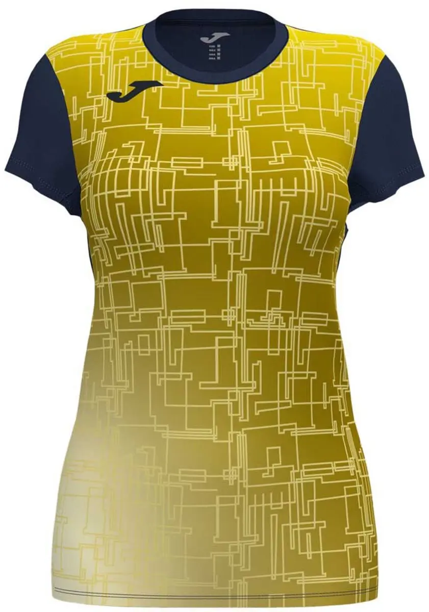 Joma Elite VIII T-shirt - L - Geel/Blauw
