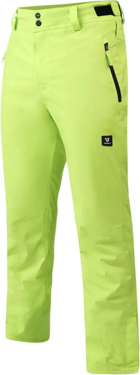Brunotti Footrail Heren Skibroek - Geel/ Groen M - afbeelding 3 van 6