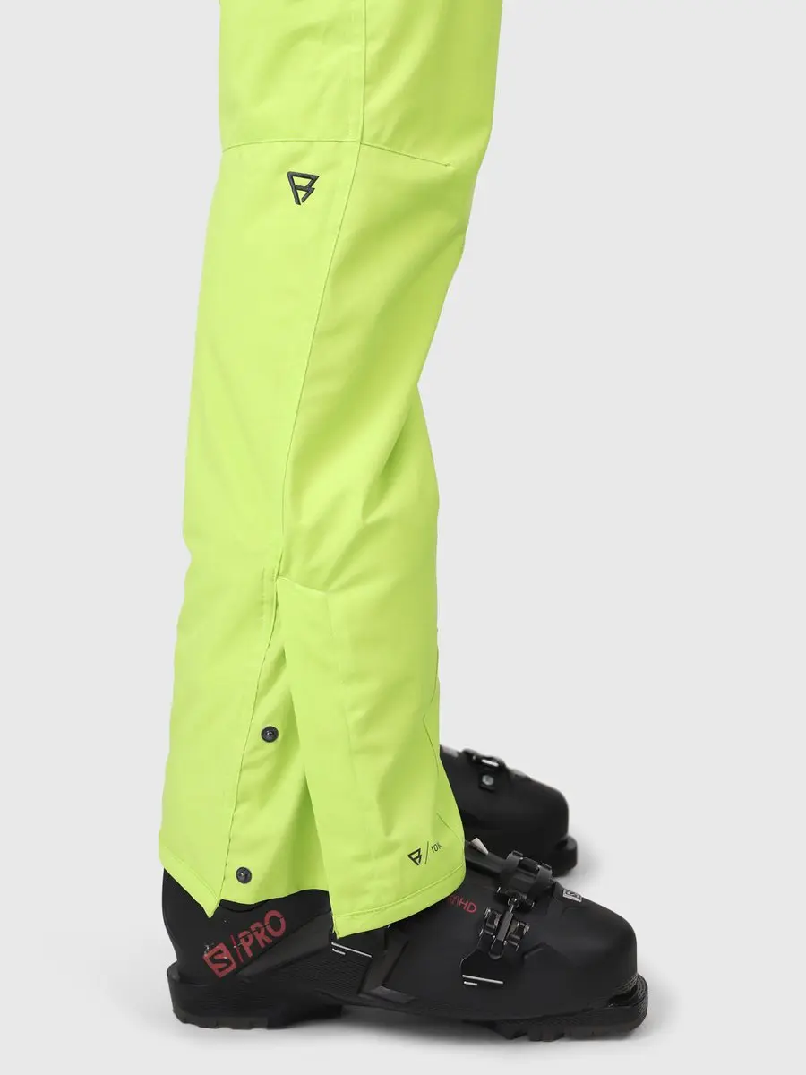 Brunotti Footrail Heren Skibroek - Geel/ Groen M - afbeelding 4 van 6
