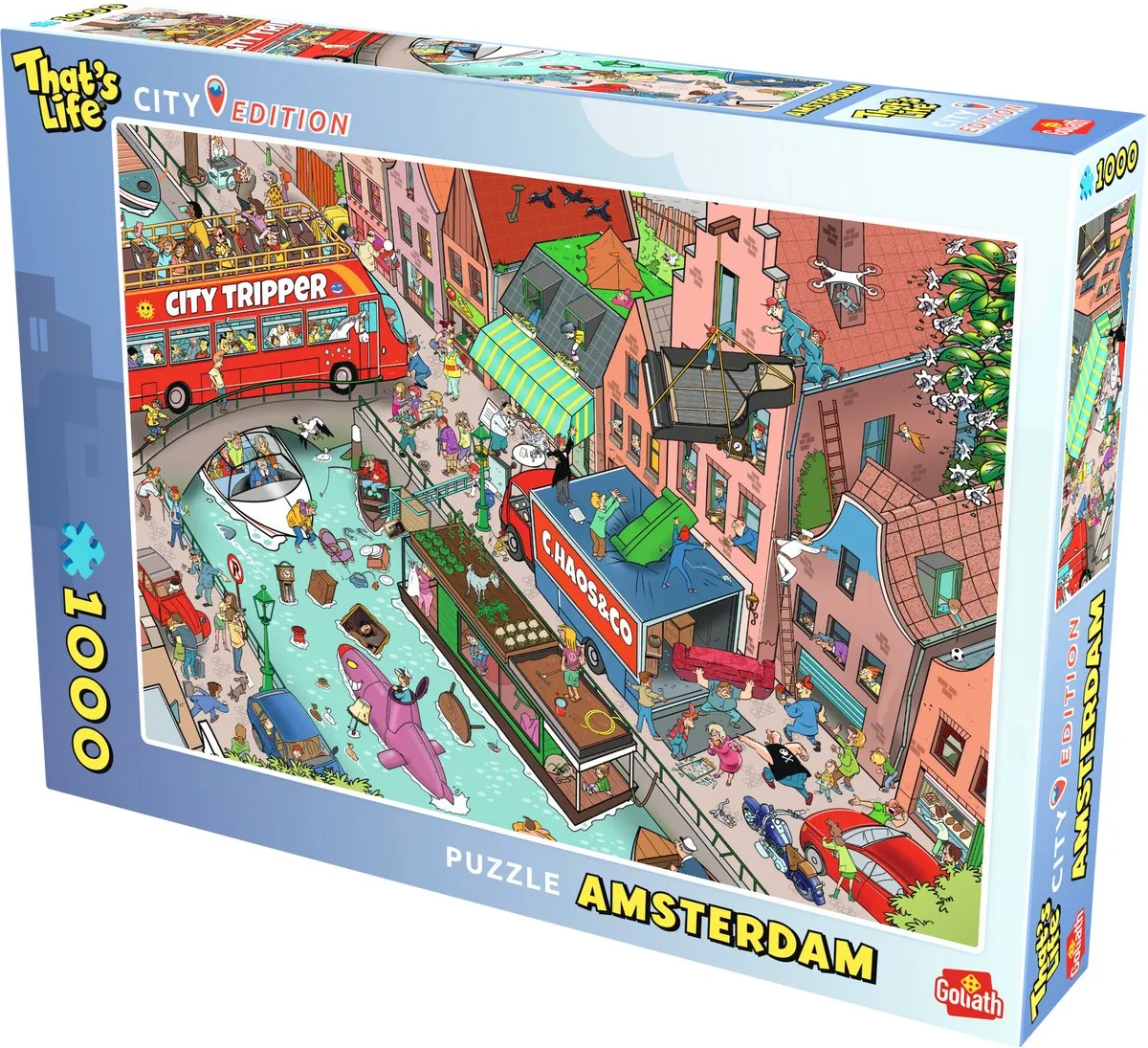 Goliath That's Life City Edition Amsterdam Legpuzzel 1000 Stuks - 68x48cm