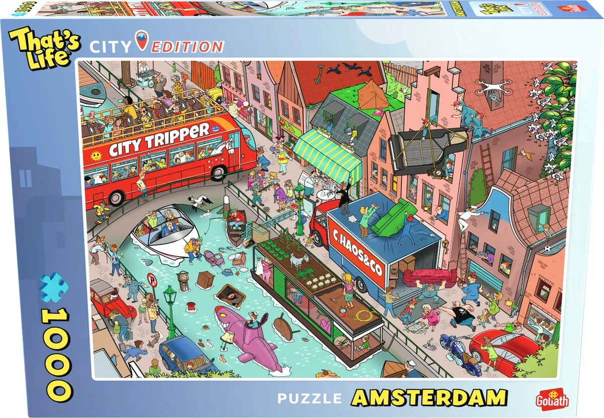Goliath That's Life City Edition Amsterdam Legpuzzel 1000 Stuks