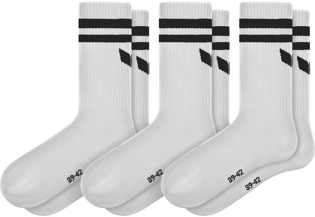 Erima Wings Vrijetijdssokken 3-Pak - 3 Stuks - Wit