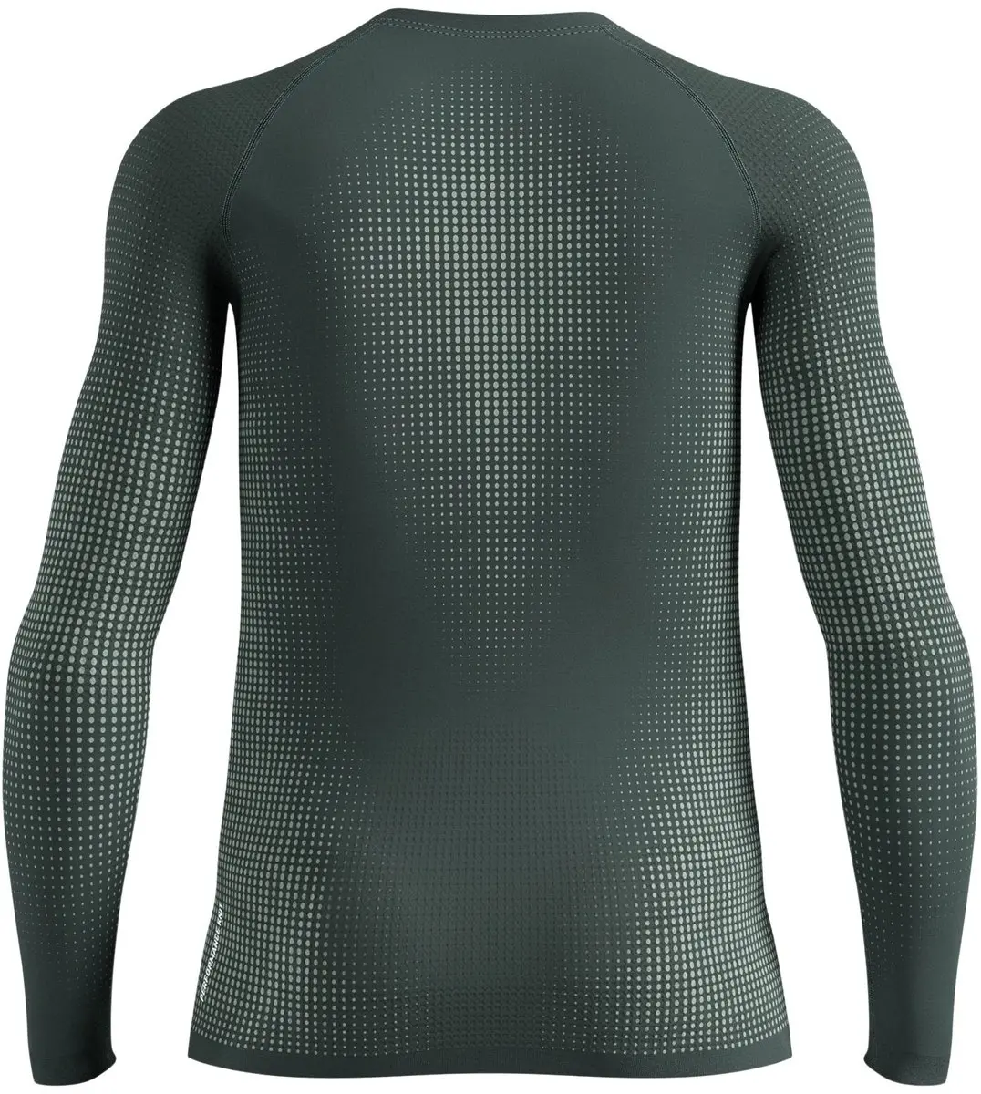 ODLO Active Performance Warm Longsleeve Heren - Maat L - Donkergroen/Grijs - afbeelding 4 van 5