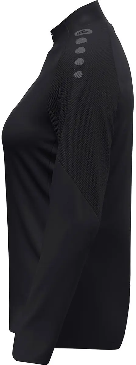 Jako Light Flow Ziptop Dames - Zwart L - afbeelding 2 van 4