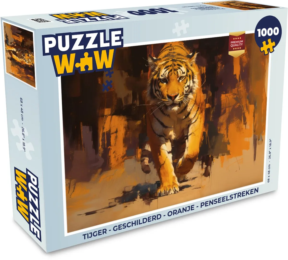 PuzzleWow Tijger Legpuzzel 1000 Stuks