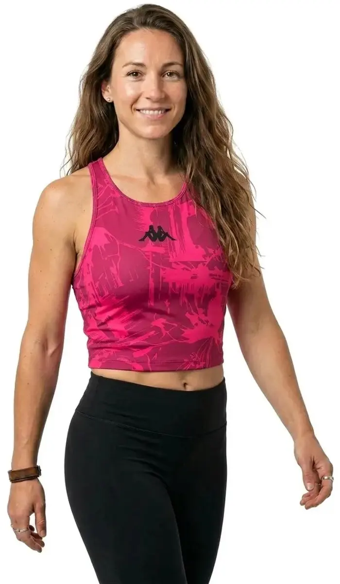 Kappa Irrana Pro Mouwloos T-shirt - L - Fuchsia - afbeelding 2 van 2