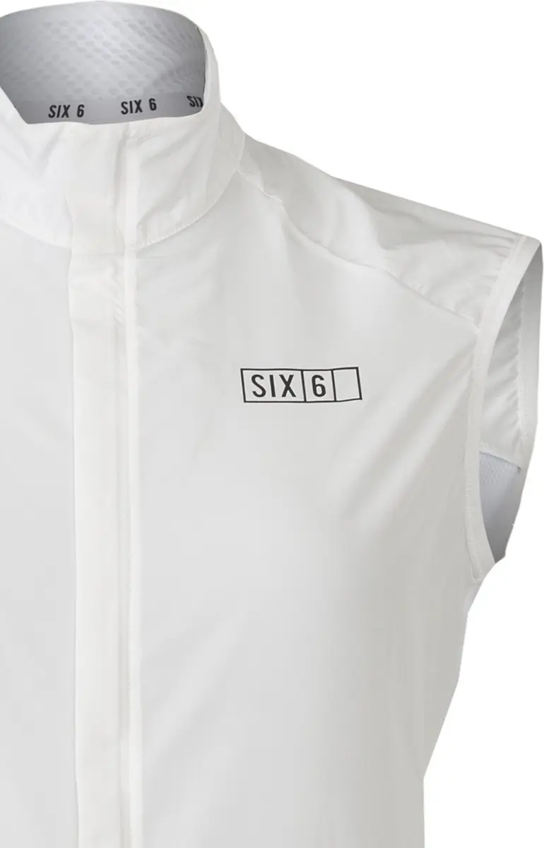 AGU Six6 Undyed Windbody Dames Fietsjack Wit - M - afbeelding 5 van 6