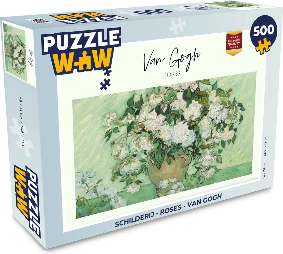 PuzzleWow Roses Legpuzzel 500 Stuks