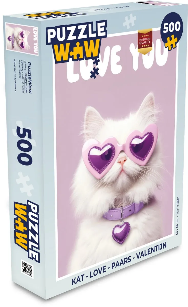 PuzzleWow Love Legpuzzel 500 Stuks