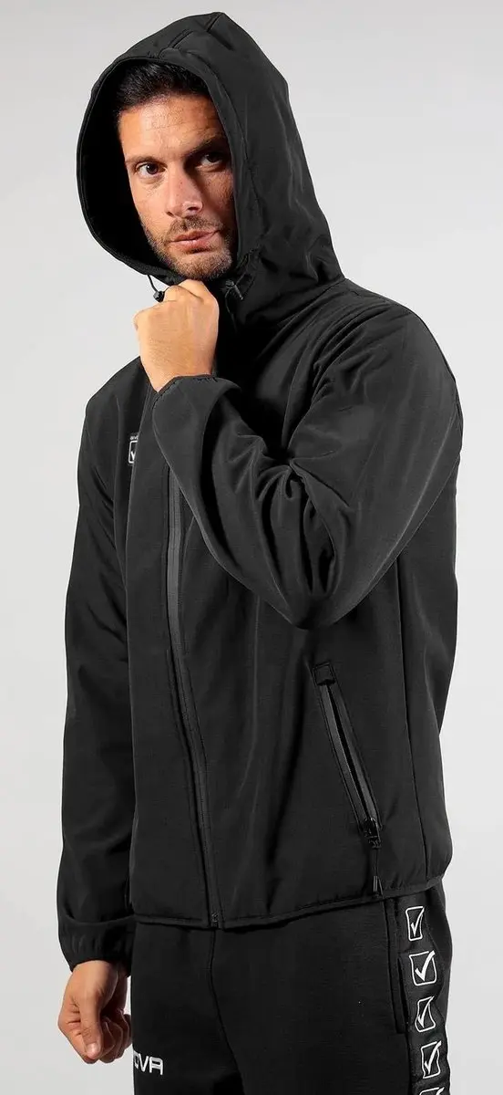 Givova Unisex Softshelljas - Zwart M - afbeelding 6 van 6