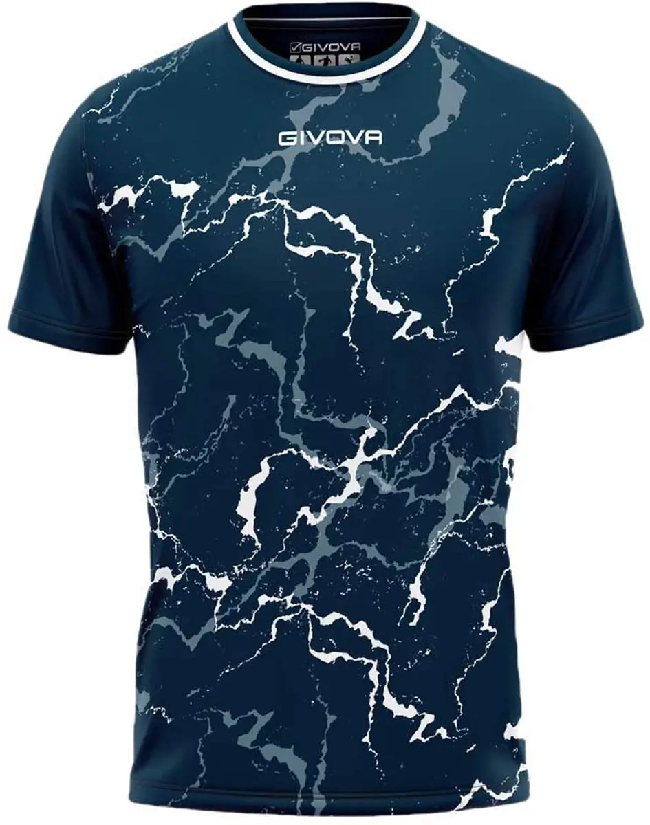 Givova Graphite T-shirt Met Korte Mouwen Blauw L Man