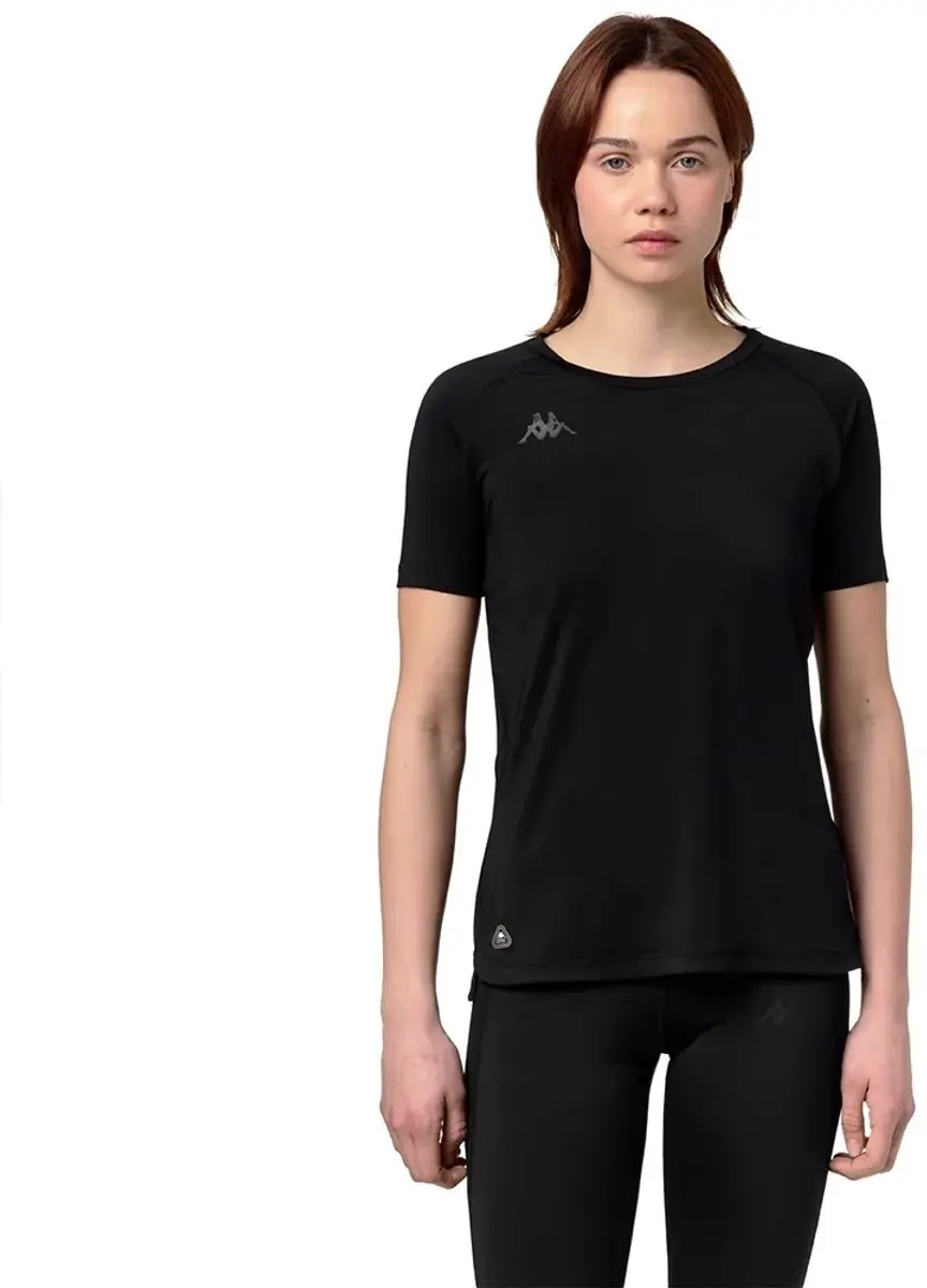 Kappa Ifad T-shirt Met Korte Mouwen Zwart S Vrouw