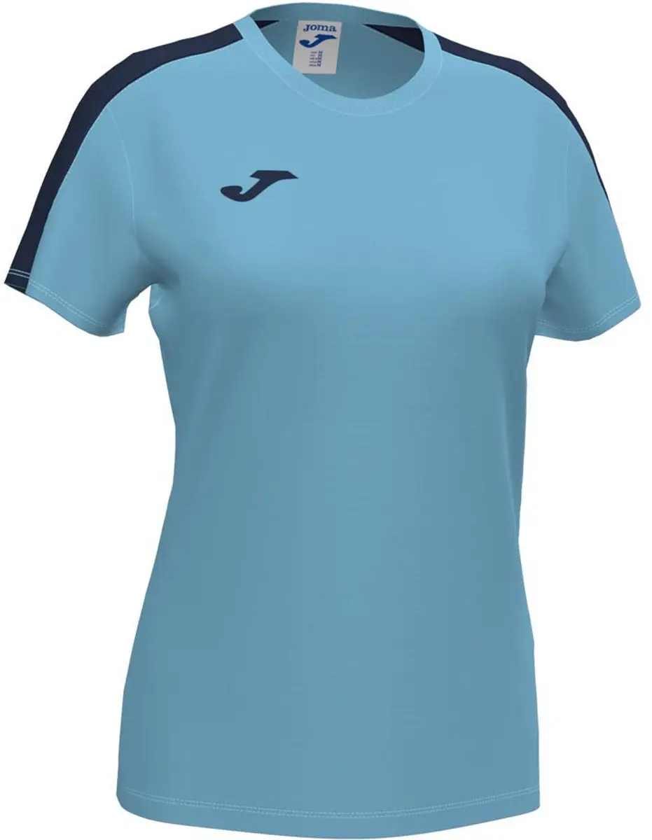 Joma Academy III Shirt Dames - Fluor Turquoise/Marine M