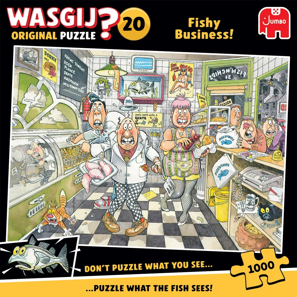 Jumbo Wasgij Original 20 Fishy Business! Puzzel